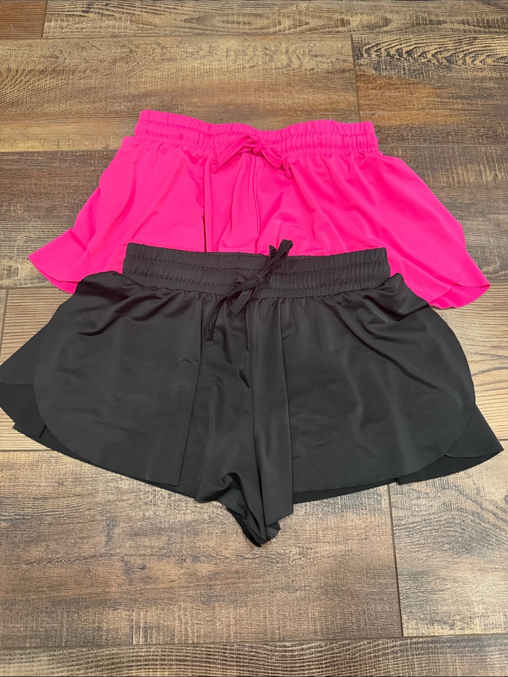 btween Active girls active skort set 2 pack  hot pink & black
